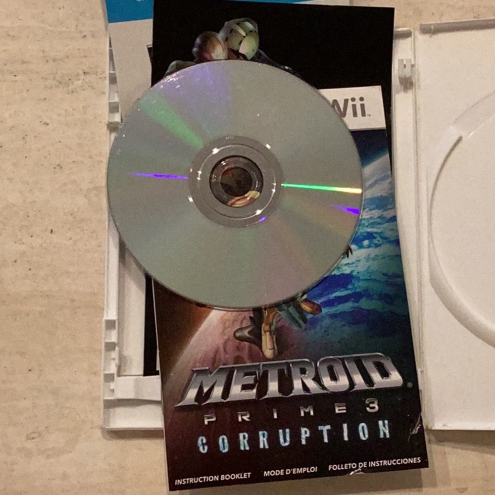 Metroid Prime 3 Corruption Nintendo Wii Game Complete - Picture 5 of 6